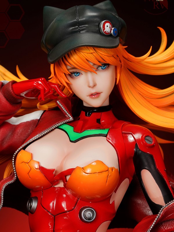 CHIYAN STUDIO EVA Asuka Langley Soryu Hot Sexy 1/4 Statue